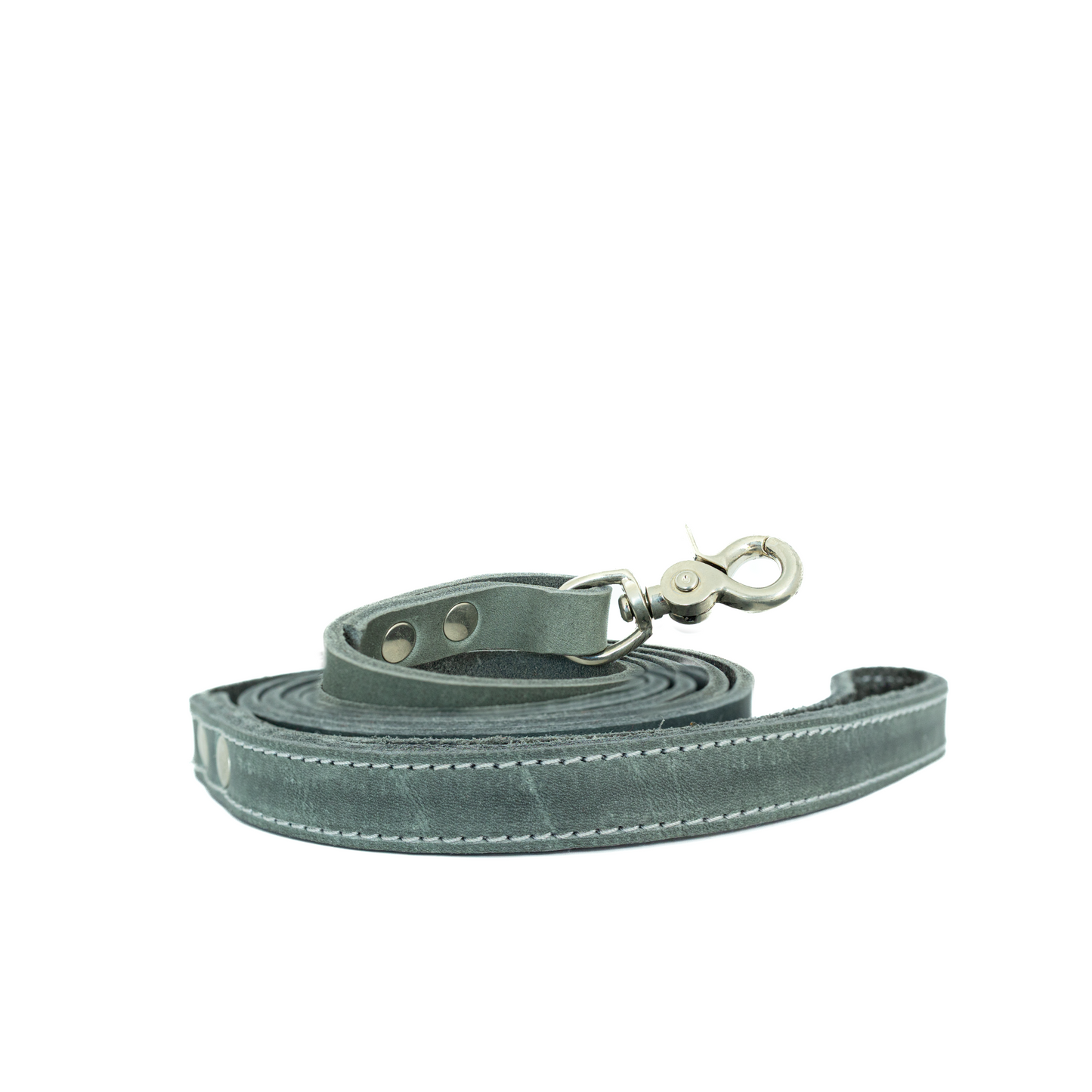 Lederen Leiband Grey