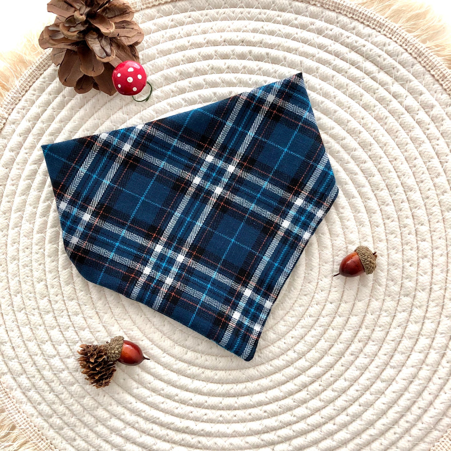 Hondenbandana blauw